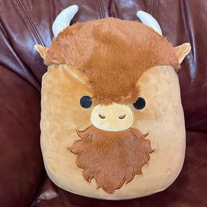 Squishmallow 14" Dunkie Bison Soft Brown Wilderness Buffalo Plush BNWT